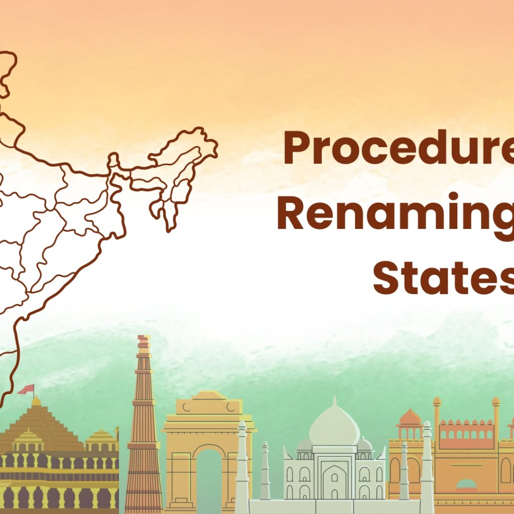 Procedure for renaming the states